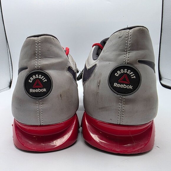 Reebok Crossfit Mens Size 15 Gray Black Weightlifting Shoes Training Gym Cross main image 6